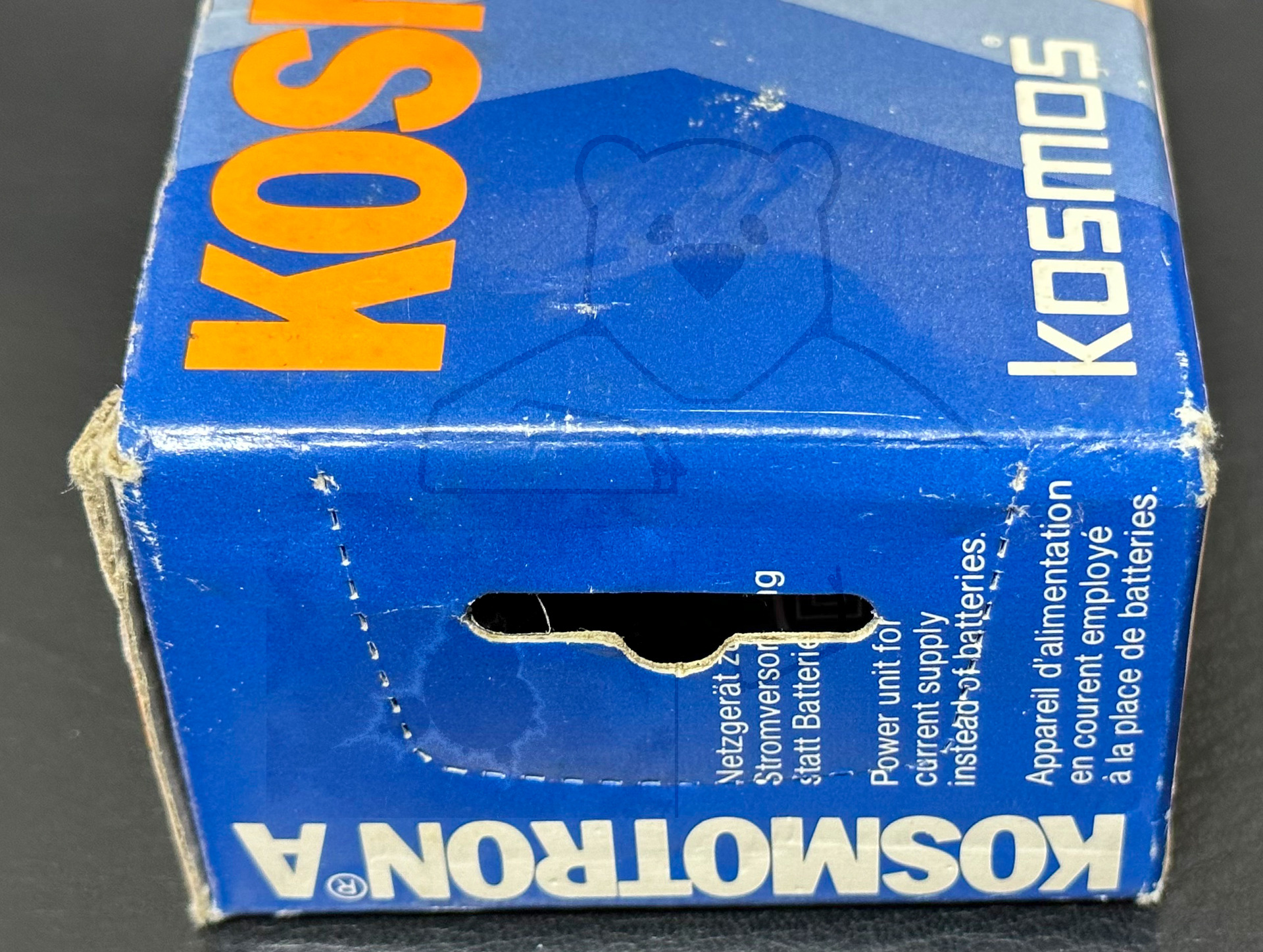 Kosmos Elektronik Kosmotron A Netzteil - Verpackung, Rückseite